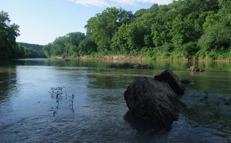 The Meramec River at Meramec State Park