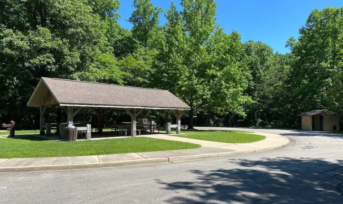 Twin Oaks picnic shelter